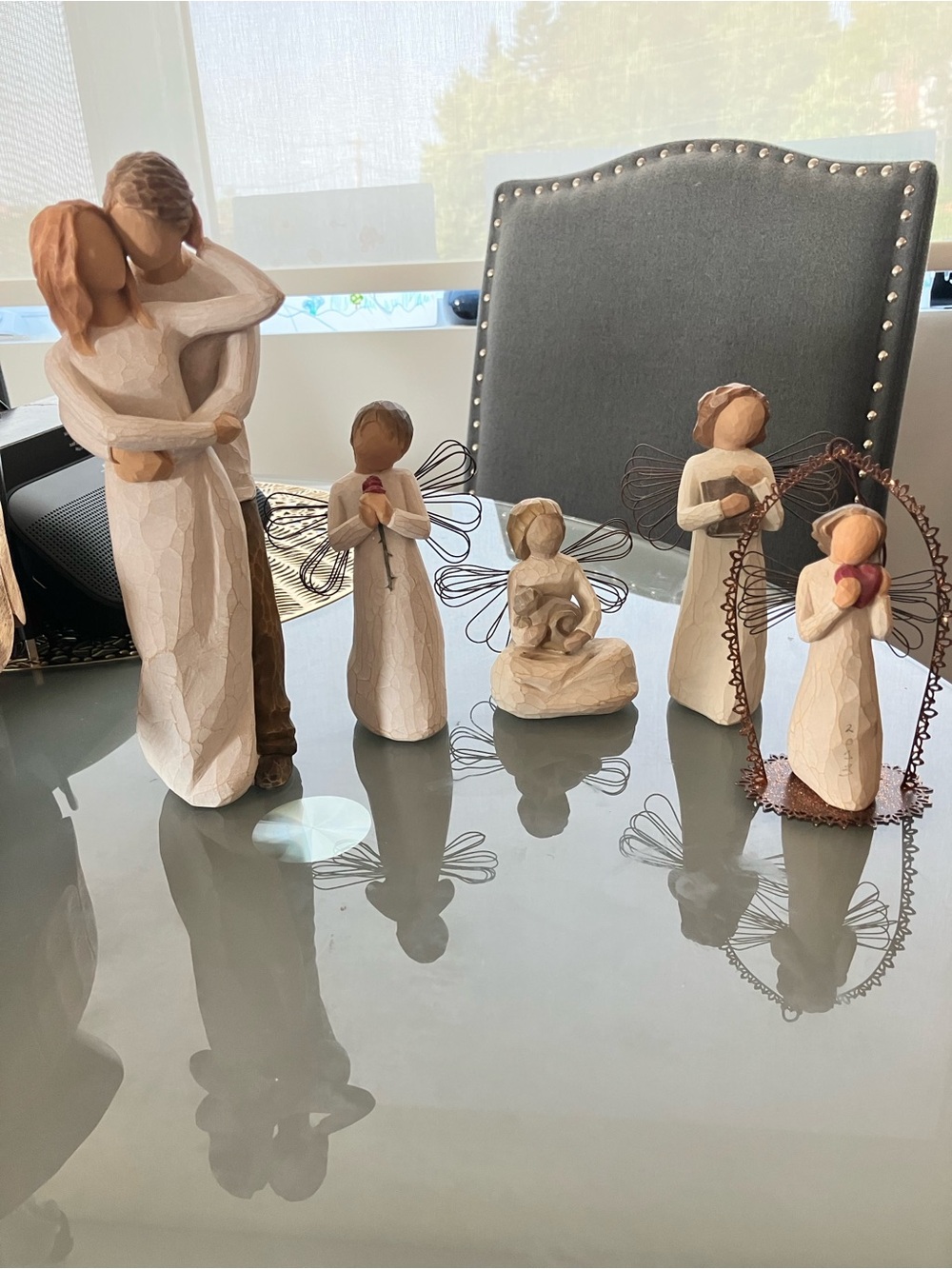 Willow Tree Carved Figurine Collection - Neutral Tones